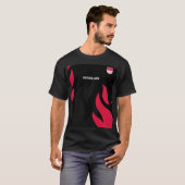 B & R KLEURENONTWERP MET JOUW NAAM ONTWERP OP BASI T-SHIRT (Voorkant volledig)