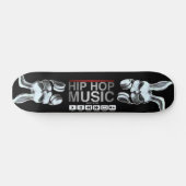 B-Rabbit Hip Hop design Persoonlijk Skateboard (Horizontaal)