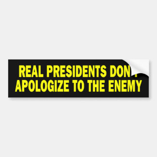b_realpresidenten bumpersticker