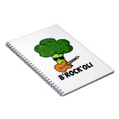 B-Rock-Oli Grappige Rotsbroccoli Broccoli Woordspe Notitieboek (Rechterzijde)