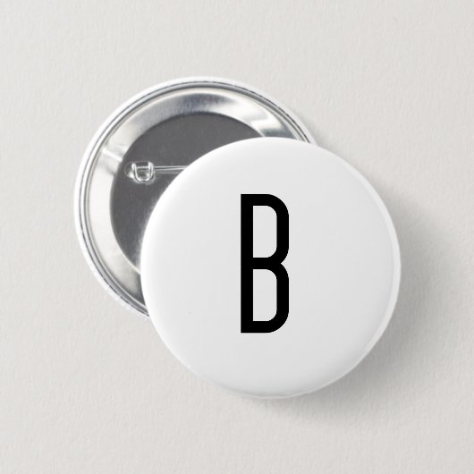 B RONDE BUTTON 5,7 CM (Voorkant /achterkant)