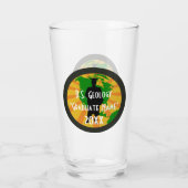 B.S. Geology Afstuderen Logo (man Afstuderen) Glas (Achterkant)