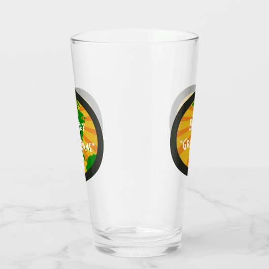 B.S. Geology Afstuderen Logo (man Afstuderen) Glas (Rechts)