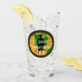 B.S. Geology Afstuderen Logo (man Afstuderen) Glas