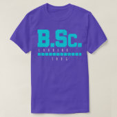 B Sc Bachelor of Science Afstuderen T-shirt (Design voorkant)