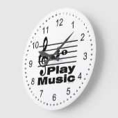 B Scherpe muzikale Notatie Grote Klok (Hoek)