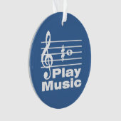 B Scherpe muzikale Notatie Ornament (voorkant)