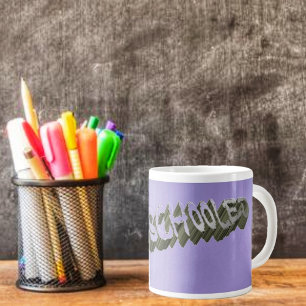 B Schooled Grey-Wht Grote Koffiekop