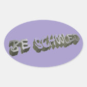 B. Schooled Grey-Wht Sticker (Voorkant)