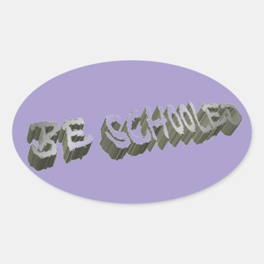 B. Schooled Grey-Wht Sticker (Voorkant)