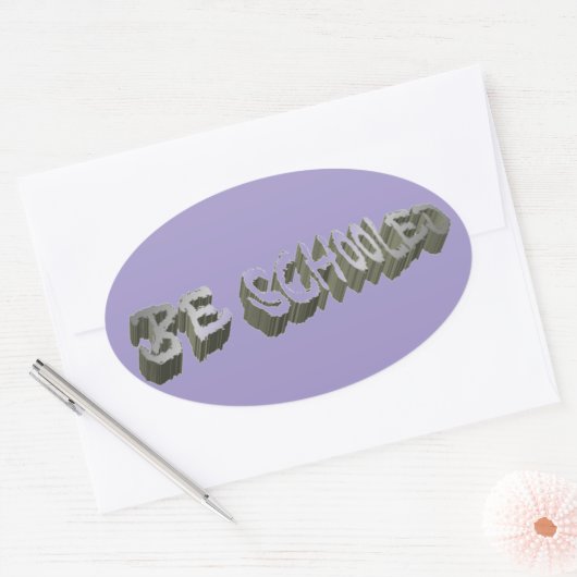 B. Schooled Grey-Wht Sticker (Envelop)