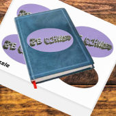 B. Schooled Grey-Wht Sticker