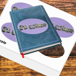 B. Schooled Grey-Wht Sticker