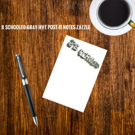 B. Schooled-grijs-wit Post-it® Notes