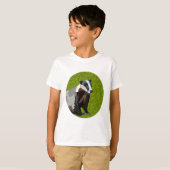 B staat voor Badger T-shirt (Voorkant volledig)