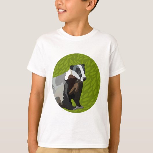 B staat voor Badger T-shirt (Voorkant)
