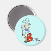 B staat voor Baker Magneet (Voorkant / Achterkant)