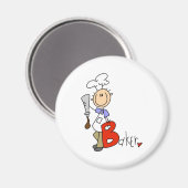B staat voor Baker Magneet (Voorkant / Achterkant)
