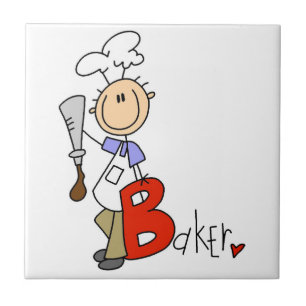 B staat voor bakker tegeltje