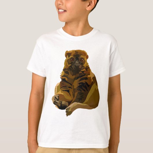 B staat voor Bamboo Lemur T-shirt (Voorkant)