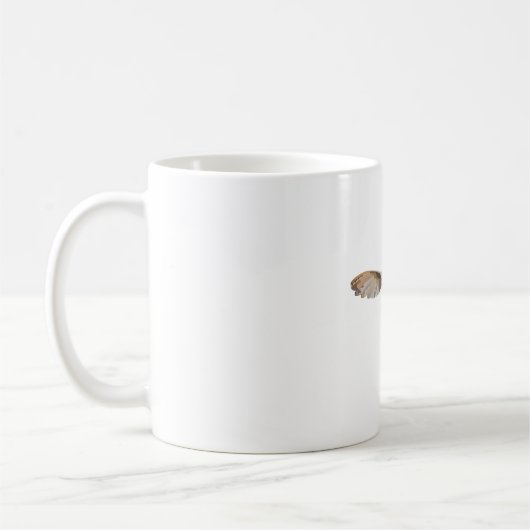 B staat voor Barn Owl Koffiemok (Links)