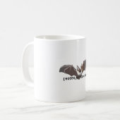 B staat voor Bat Koffiemok (Voorkant links)
