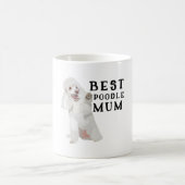 B staat voor Best Poodle Mum Koffiemok (Center)