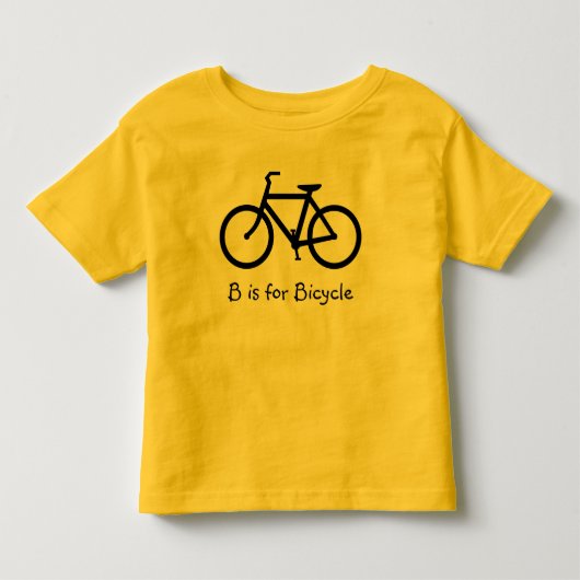 B staat voor Bicycle Kinder Shirts (Voorkant)