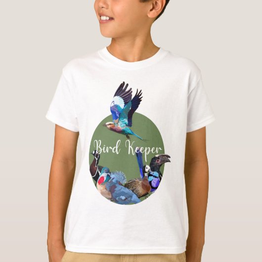 B staat voor Bird Keeper T-shirt (Voorkant)