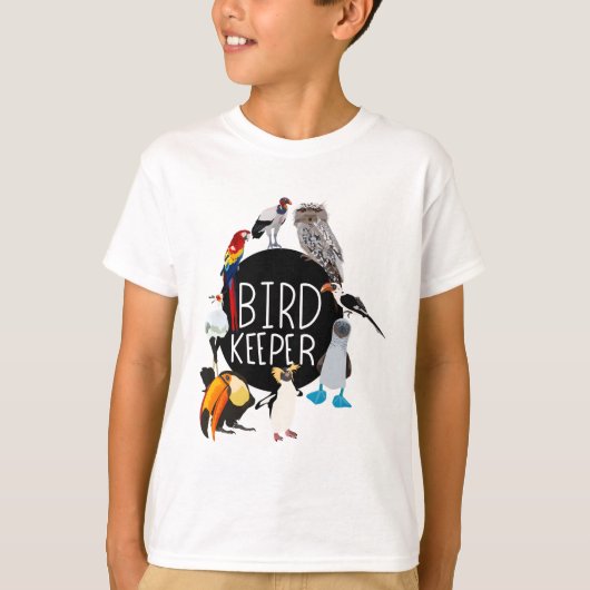 B staat voor Bird Keeper T-shirt (Voorkant)