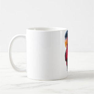 B staat voor Black Capped Lory Koffiemok