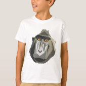 B staat voor Black Crested Macaque T-shirt (Voorkant)