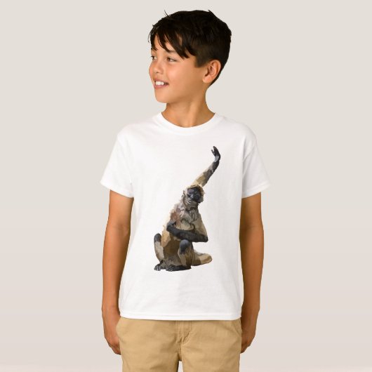 B staat voor Black Handed Spider Monkey T-shirt (Voorkant volledig)