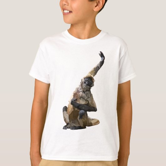 B staat voor Black Handed Spider Monkey T-shirt (Voorkant)