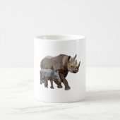 B staat voor Black Rhino Koffiemok (Center)