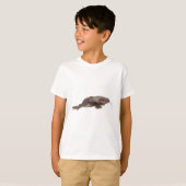 B staat voor Black Throated Monitor Lizard T-shirt (Voorkant volledig)