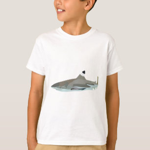 B staat voor Black Tip Reef Shark T-shirt