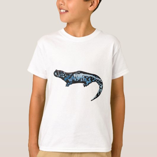 B staat voor Blue Spotted Salamander T-shirt (Voorkant)