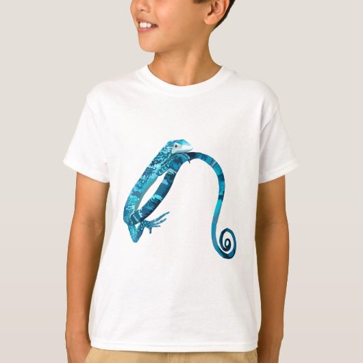 B staat voor Blue Tree Monitor T-shirt (Voorkant)
