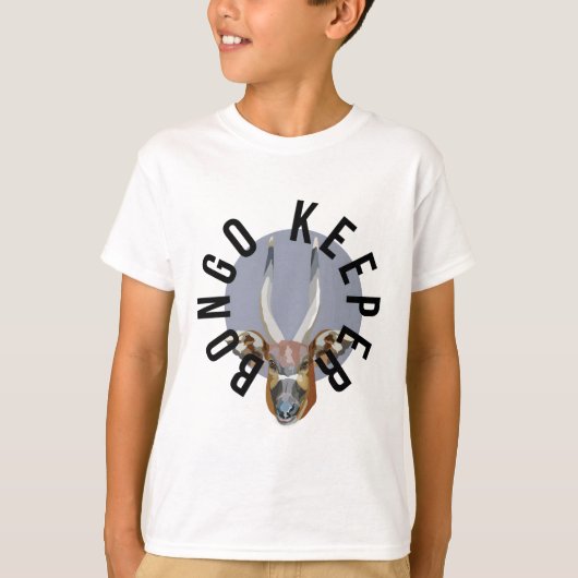 B staat voor Bongo Keeper T-shirt (Voorkant)