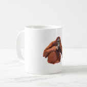 B staat voor Borneose orang-oetan Koffiemok (Voorkant links)