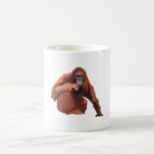 B staat voor Borneose orang-oetan Koffiemok (Center)