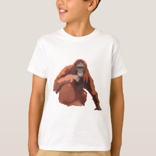 B staat voor Borneose orang-oetan T-shirt