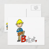 B staat voor Bouwer Briefkaart (Voorkant / Achterkant)