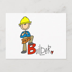 B staat voor Bouwer Briefkaart