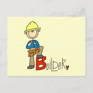 B staat voor Bouwer Briefkaart