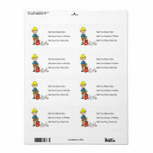 B staat voor Bouwer Etiket (Full Sheet)