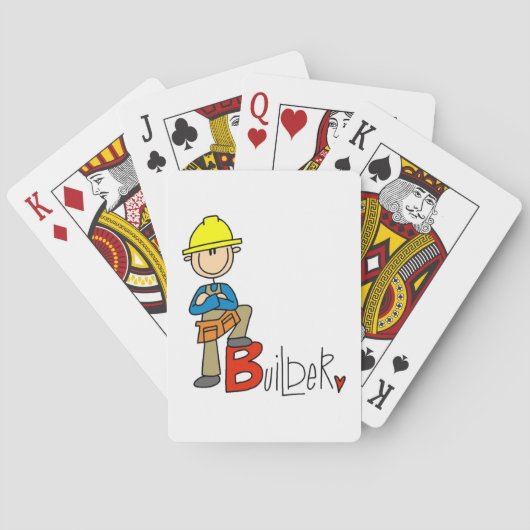 B staat voor Bouwer Speelkaarten (Achterkant)