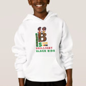 B staat voor Brilliant Black Kinder Black History  (Voorkant)
