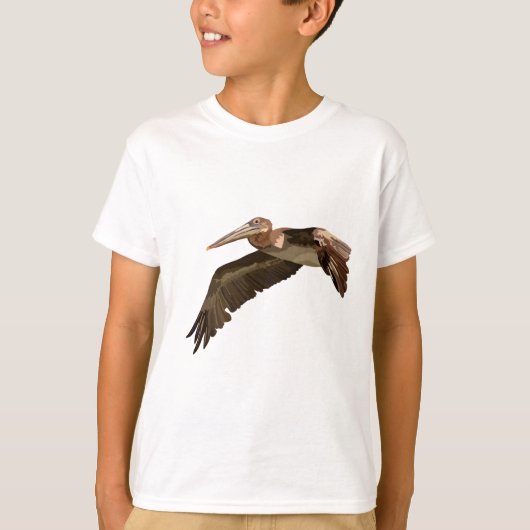 B staat voor Brown Pelican T-shirt (Voorkant)
